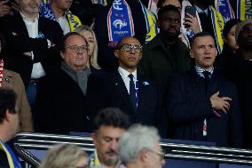 VIPs At France vs Ukraine