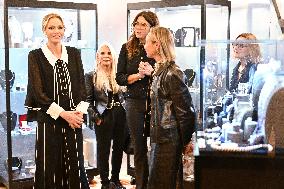 NO TABLOIDS - Princess Charlene Of Monaco At Opening Of Second Edition Of Joya - Monaco