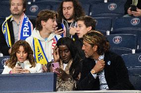 Celebs at FIFA World Cup Qualifiers - France Ukraine