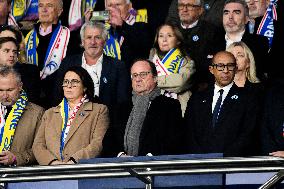 Celebs at FIFA World Cup Qualifiers - France Ukraine