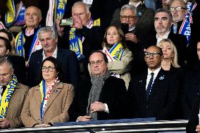 Celebs at FIFA World Cup Qualifiers - France Ukraine