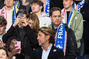 Celebs at FIFA World Cup Qualifiers - France Ukraine