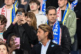 Celebs at FIFA World Cup Qualifiers - France Ukraine