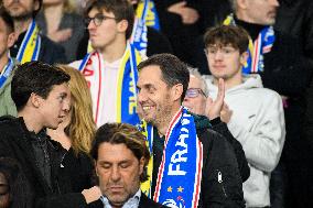 Celebs at FIFA World Cup Qualifiers - France Ukraine