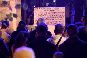 Bataclan Commemoration of November 2015 Attacks - Paris