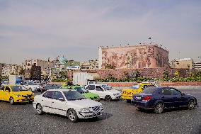 Tehran Displays Persian Empire Statue - Iran