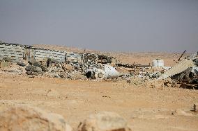 Army Razes South Hebron Structures - Palestine