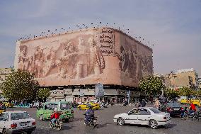 Tehran Displays Persian Empire Statue - Iran