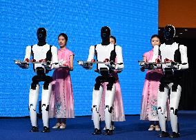 Humanoid Robot Appears At Boxing Awards - Shenzhen