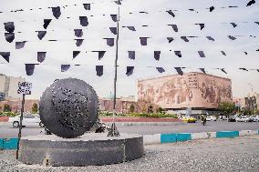 Tehran Displays Persian Empire Statue - Iran