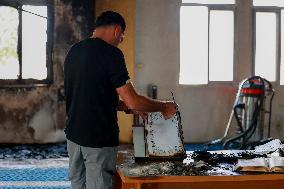 West Bank Mosque Arson Attack - Palestine