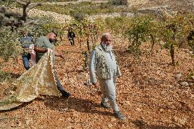 Palestinians Protest Against Israeli Settlers Near Hebron - Palestine