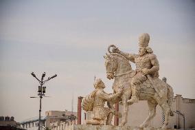 Tehran Displays Persian Empire Statue - Iran