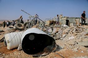 Army Razes South Hebron Structures - Palestine