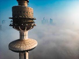 hick Fog Reduces Visibility In Kuwait City - Kuwait