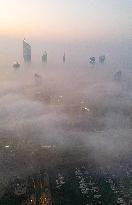hick Fog Reduces Visibility In Kuwait City - Kuwait