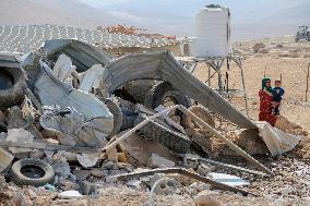 Army Razes South Hebron Structures - Palestine