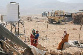 Army Razes South Hebron Structures - Palestine