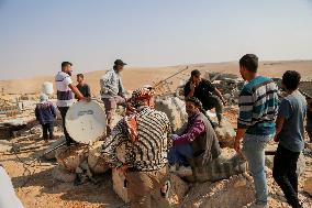 Army Razes South Hebron Structures - Palestine