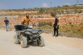 Palestinians Protest Against Israeli Settlers Near Hebron - Palestine