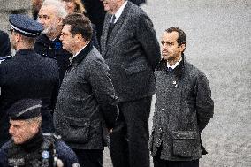 Georges-Francois Leclerc, Bruno Roger, Olivier Alexanian At Elysee Palace - Paris