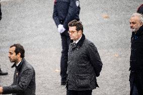 Georges-Francois Leclerc, Bruno Roger, Olivier Alexanian At Elysee Palace - Paris