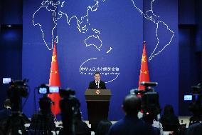 China Foreign Ministry spokesperson