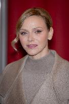 NO TABLOID - Monaco National Day Gifts Distribution at the Red Cross