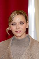 NO TABLOID - Monaco National Day Gifts Distribution at the Red Cross