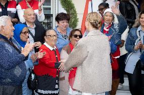 NO TABLOID - Monaco National Day Gifts Distribution at the Red Cross