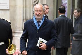 Louis Schweitzer Funeral - Paris