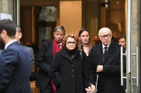 Louis Schweitzer Funeral - Paris