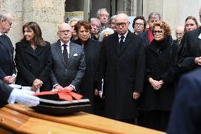 Louis Schweitzer Funeral - Paris