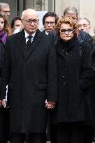 Louis Schweitzer Funeral - Paris