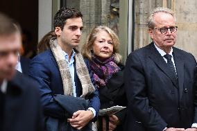 Louis Schweitzer Funeral - Paris