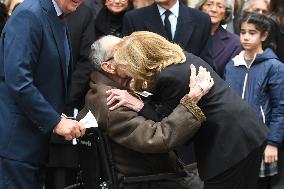 Louis Schweitzer Funeral - Paris