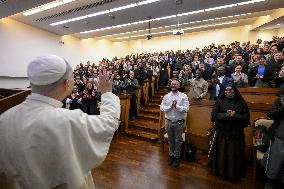 Pope Leo XIV visits the Pontifical Lateran University - Rome