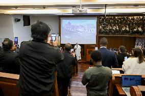 Pope Leo XIV At 2025-2026 Academic Year Opening Of The Aula Magna Of The Pontifical Lateran University - Rome
