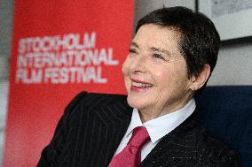 ISABELLA ROSSELLINI AT THE STOCKHOLM FILM FESTIVAL