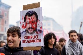 Student Protest Against Meloni And Climate Action - Mila