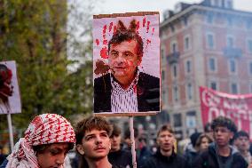 Student Protest Against Meloni And Climate Action - Mila