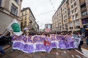 Student Protest Against Meloni And Climate Action - Mila