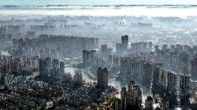 Skyscrapers Amid Mist - China