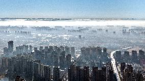 Skyscrapers Amid Mist - China