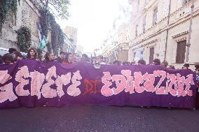 Student Strike And Protest Against Meloni - Rom