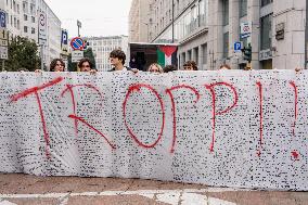 Student Protest Against Meloni And Climate Action - Mila