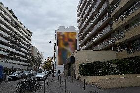 Mural in Tribute to The Victims of The 13 November Attacks - Paris