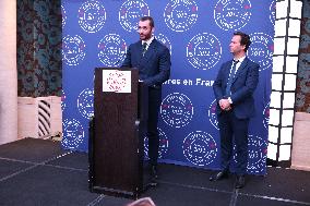 Exclusive - Louis Sarkozy at Chinese Business Club Lunch - Paris