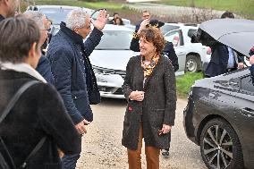 Annie Genevard Visits the Rhone Region - France