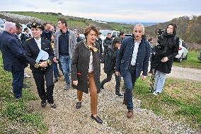 Annie Genevard Visits the Rhone Region - France